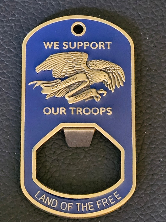 Bottle Opener Support Our Troops