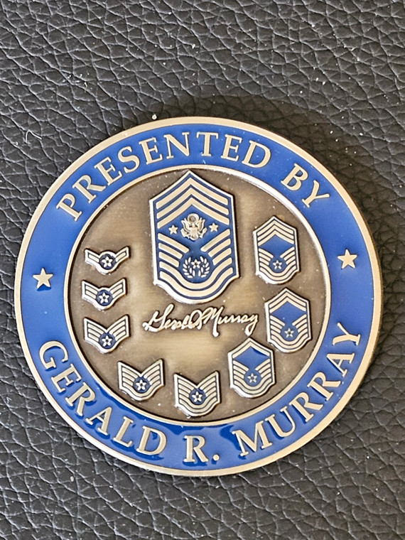 Coin Air Force Chief Master Sergeant Gerald R. Murray