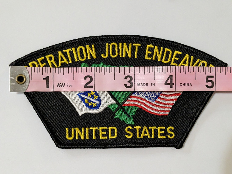 US711 Operation Joint Endeavor Hat Patch