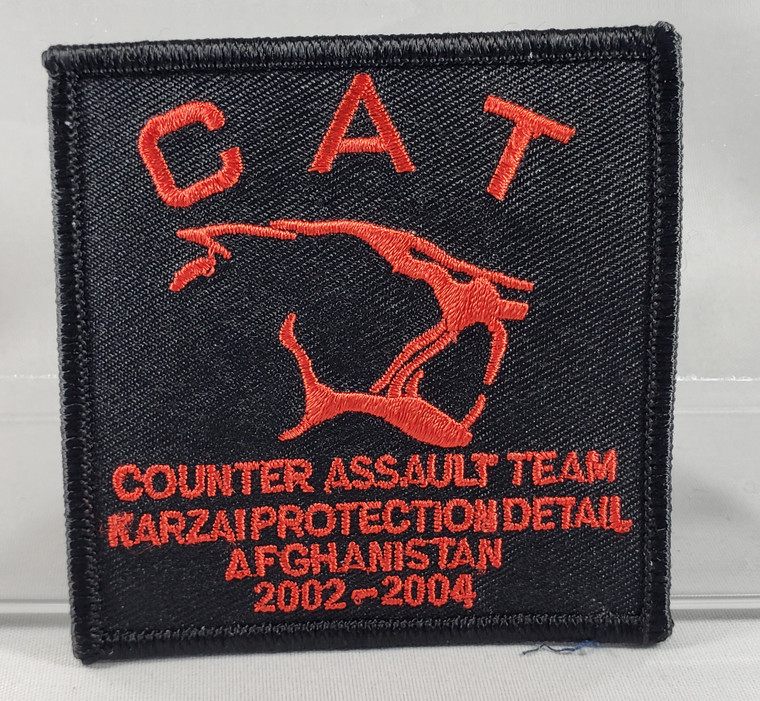 US690 Army Counter Assault Team Karzai Protection Detail Afghanistan 02-04 Patch