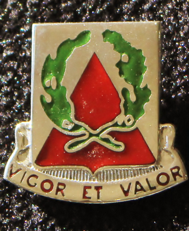 41st Engineer Battalion Unit Crest (Vigor Et Valor)