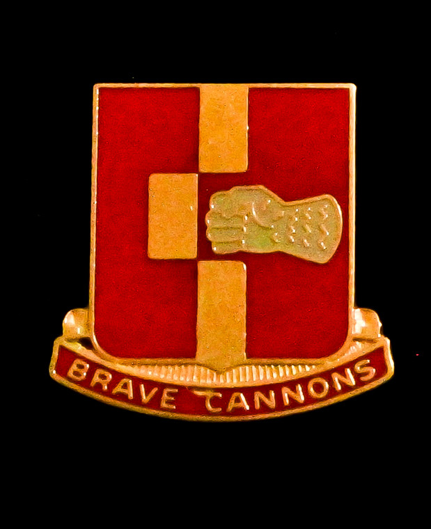 92nd Field Artillery Unit Crest (Brave Cannons)