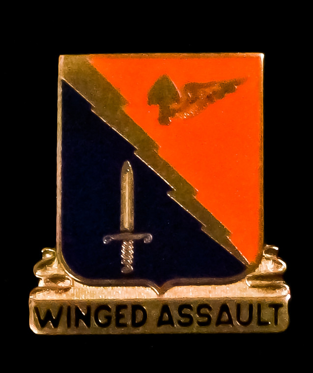 229th Aviation Battalion Unit Crest (Winged Assault)
