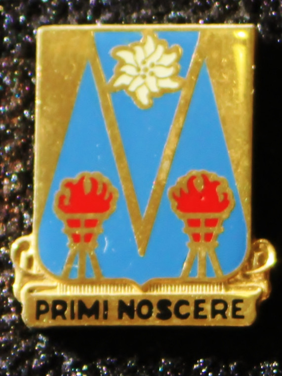 303rd Military Intelligence Battalion Unit Crest (Primi Noscere)