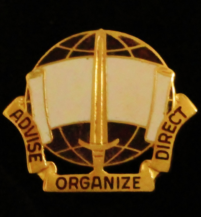 308th Civil Affairs Brigade Unit Crest (Advise Organize Direct)