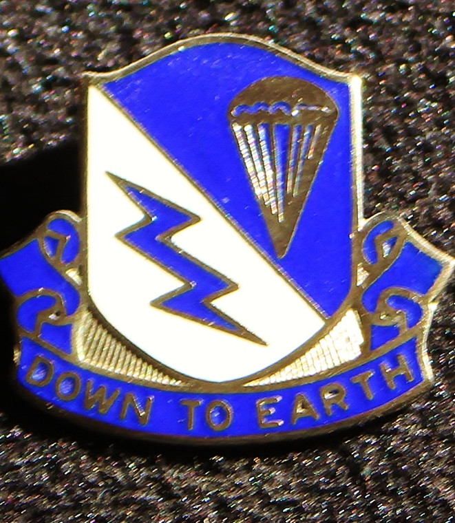 507th Infantry Unit Crest (Down To Earth)