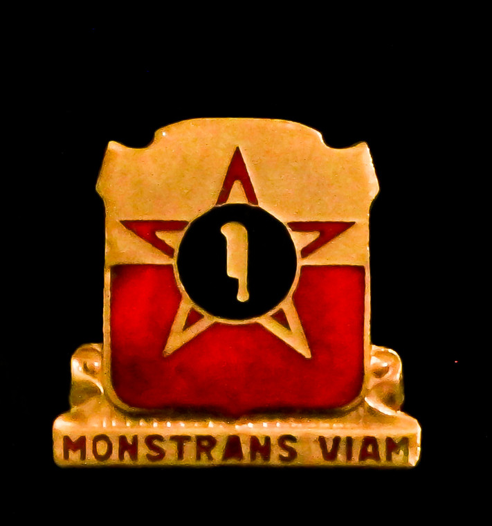 528th Artillery Group Unit Crest (Monstrans Viam)