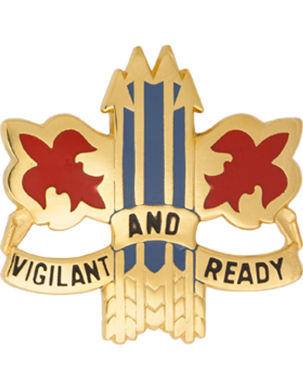 52nd Air Defense Artillery Brigade Unit Crest (Vigilant And Ready)