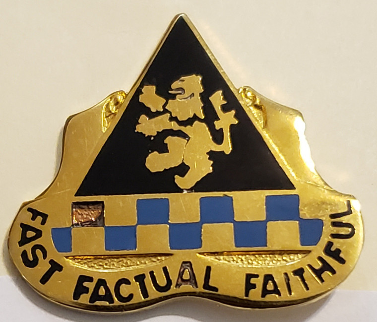 525th Military Intelligence Brigade Unit Crest (Fast Factual Faithful)