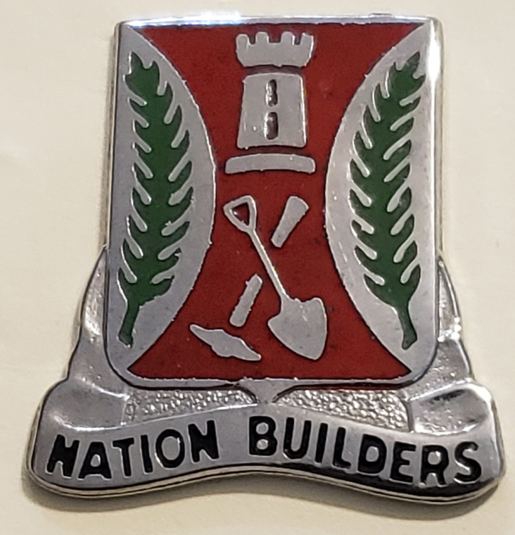 536th Engineer Battalion Unit Crest (Nation Builders)