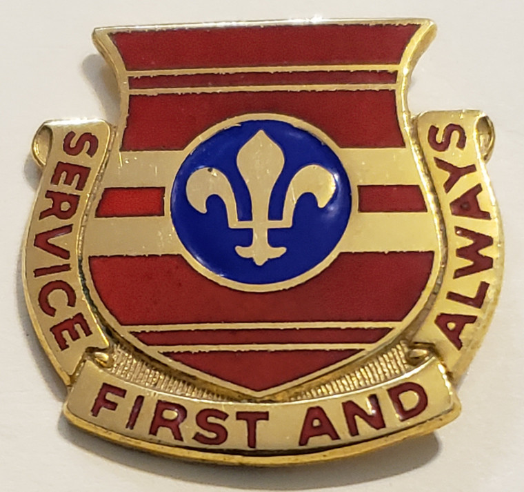 708th Support Battalion Unit Crest (Service First And Always)