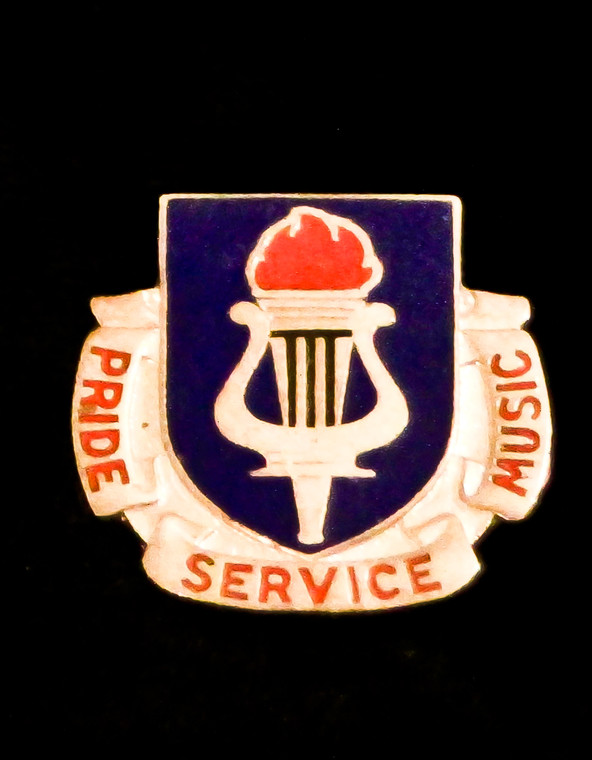 School Of Music United States Army Element Unit Crest (Pride Service Music)