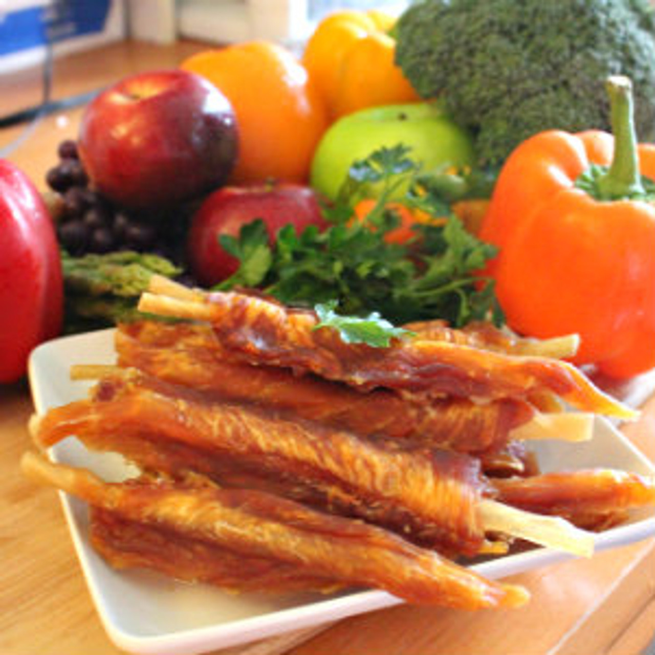 Oven Roasted Premium Duck Jerky Dog Treat made in USA