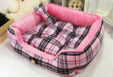 luxury pink dog beds