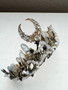 Diana goddess moon crystal crown headpiece