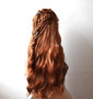 This braid wig is a perfect accessory for any fantasy or forest elf costume