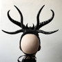 Hecate Horned Gothic Headpiece Devil Dragon Horns TO ORDER