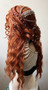 Hand-Braided Wig in Medieval Renaissance Style TO ORDER