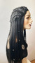 Pirate LARP Braided Viking Wig with Metal Beads and Rings TO ORDER