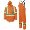 150D Hi-Viz Oxford Poly/PU Waterproof Suit | Pioneer 5618/5619   Safety Supplies Canada