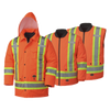 Hi-Viz 100% Waterproof 6-in-1 Parka | Pioneer 5020/5020BB/5021BB/5025   Safety Supplies Canada