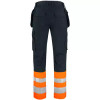 Multi-Pocket Pants, Hi-Vis Bottom | Projob P6530_P799/P6530_P011   Safety Supplies Canada