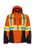 W'S Hi-Vis 3 Layer Insulated Softshell Jacket  | Projob P6424_P799/P6424_P011   Safety Supplies Canada