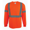 HI-VIS MICRO-FIBRE 180 GSM Long Sleeve Shirt | Yellow and Orange | COOLWORKS