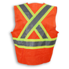 100% Polyester Mesh and Zipper Safety Vest