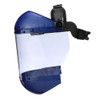 Dual Crown Face Shield with Ratcheting Headgear - Clear Tint - Anti-Fog