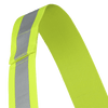 Hi-Viz 2" Adjustable Safety Sash - 4 Point Tear-Away - 5-Pack - HV Yellow/Green