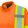 Hi-Viz Bird's-Eye Safety T-Shirt with Tape On Sleeves