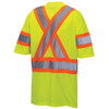 Hi-Viz Bird's-Eye Safety T-Shirt with Tape On Sleeves