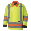 Quebec Hi-Viz Breathable Traffic Safety Jacket - Tricot Poly - MTQ Approved 6007   Safety Supplies Canada
