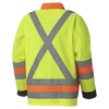 Quebec Hi-Viz Breathable Traffic Safety Jacket - Tricot Poly - MTQ Approved