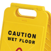 Bilingual Janitorial Floor Sign - Caution Wet Floor/Attention Plancher Mouillé
