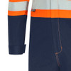 Fr-Tech® 88/12 7Oz. Safety Coverall - 2-Tone Industrial Wash - Hi-Viz Orange/Navy