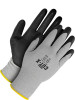 Cut-X Grey 18G Seamless Knit HPPE (Cut) with Black NPR Foam - Pack of 12 | Bob Dale Gloves 99-1-9772   Safety Supplies Canada
