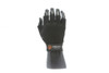 IMPACTO Leather Anti-Impact Carpal Tunnel Glove - Black Grain Leather, Half Finger