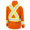 Women's FR-Tech® Hi-Vis FR/ARC-Rated Quilted Safety Parka - Hi-Vis Orange