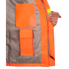 Hi-Vis Flash-Gard® FR/ARC-Rated Waterproof Jacket with Hood - Hi-Vis Orange