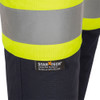 Hi-Vis Convertible Zip-Off Safety Cargo Pants - Navy