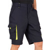 Hi-Vis Convertible Zip-Off Safety Cargo Pants - Navy