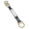 Shock Absorbing Lanyard - SP - Single Leg - Snap & D-Ring - 18" (46 CM) - 110 - 220 Lb Capacity