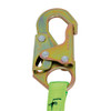 Shock Absorbing Lanyard - SP - Single Leg - Snap Hooks & Tie Back - 110 - 220 Lb Capacity