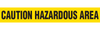 CAUTION HAZARDOUS AREA Barricade Tape  - Contractor Grade (Pack of 12 Rolls)