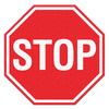 STOP - Floor Sign