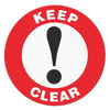 KEEP CLEAR - Floor Sign