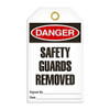 "Danger Safety Guards" Tag - 25/pkg