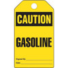 Caution "Gasoline" Tag - 25/pkg